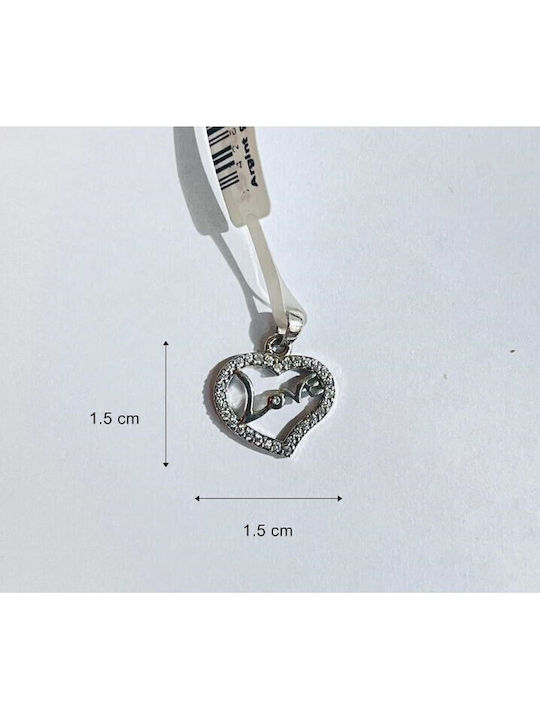 Alista Home Charm Καρδιά από Ασήμι