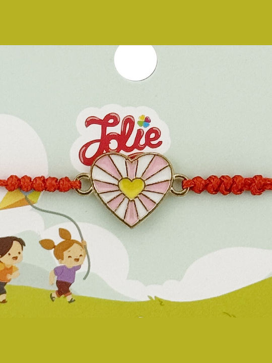 Alista Home Kids Bracelet March Bracelet Made of Gold with Heart & Flower