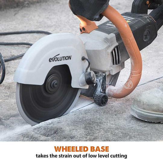 Evolution R230DCT Electric Cut Off Saw with Diameter 230mm and Speed 6000rpm 2kW