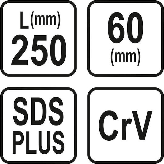 Sthor Καλέμι με Υποδοχή SDS Plus 250x60mm