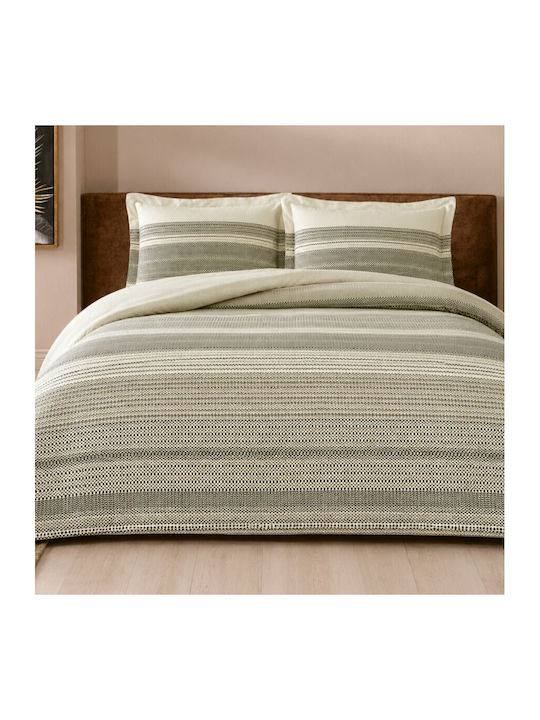 Tac Set Huse Pentru Pilote 200x220cm Dublu Cu 2 Fețe De Pernă Și 1 Cearceaf Moonlit
