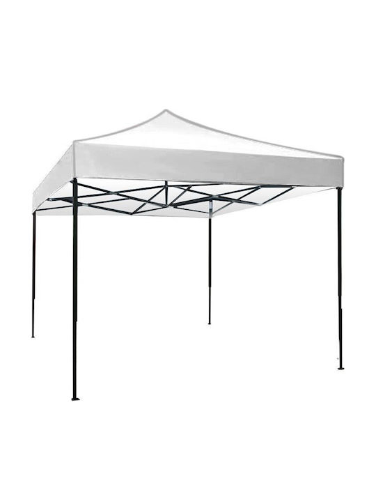 Alista Home Gazebo Pliabil De Grădină Alb 3x3m