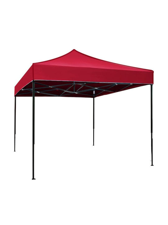 Alista Home Gazebo Pliabil De Grădină Roșu 3x3m