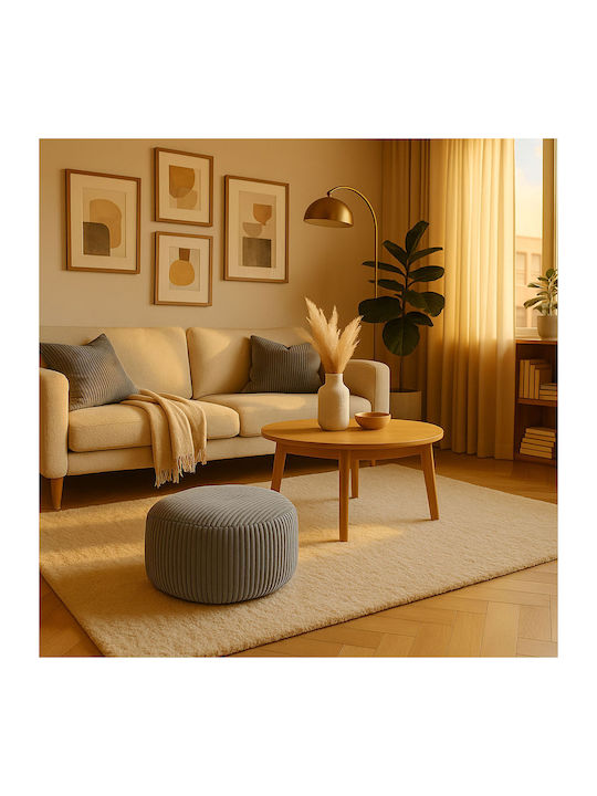 Fotoliu Puf Scaun Gri 25x35x35cm