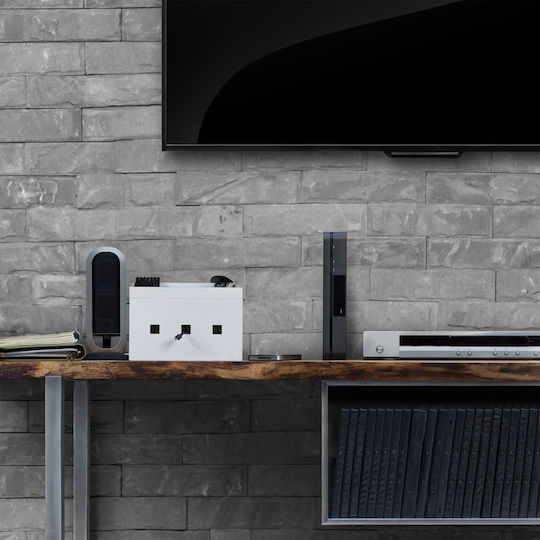 Relaxdays White Bamboo Cable Box White 16.5x14x25.5 Cm