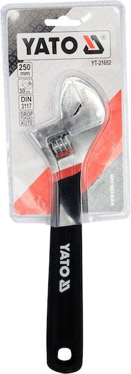 Yato French Wrench 250mm Length with Max Jaw Capacity up to 30mm & Non-slip Handle
