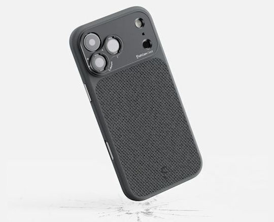 Shiftcam Back Cover Υφασμάτινο με Λουράκι Γκρι (Galaxy M12)