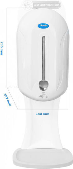 Dozator De Săpun Lichid Limpio Sd111 Senzor 1100 Ml Suport Din Oțel Inoxidabil Multicolor