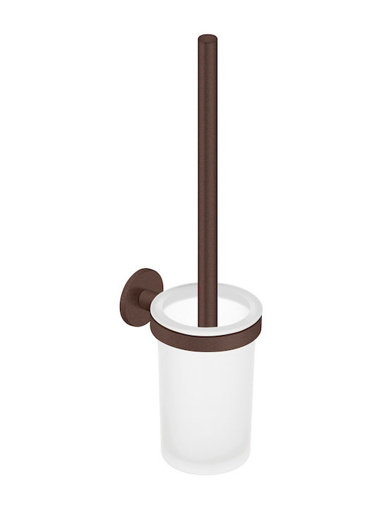 Sanco Metallic Brown Bathroom Toilet Brush