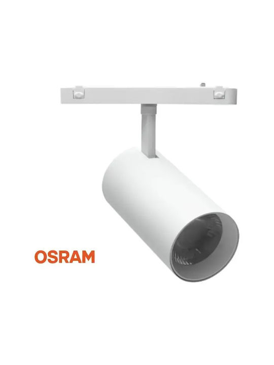 Spot Light Single LED Warm White Spot in White Color
