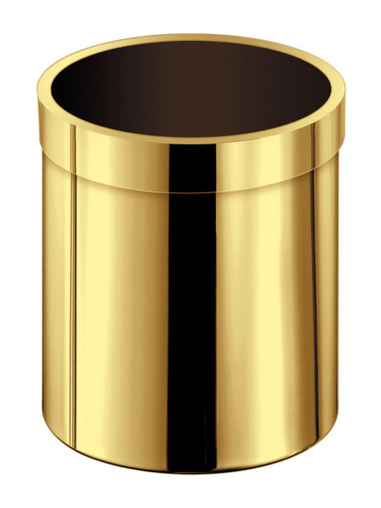 Sanco Metallischer Badezimmer Behälter 5lt Bronze