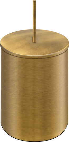 Sanco Metallic Bathroom Bin 5lt Brown