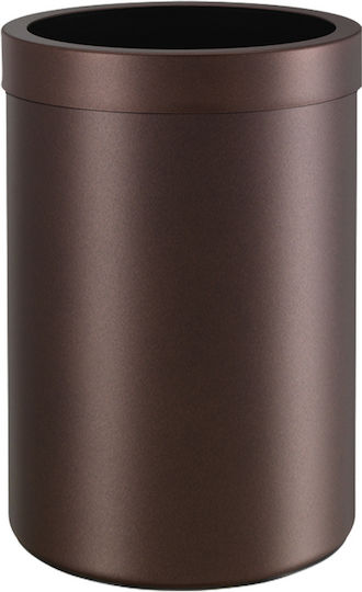 Sanco Metallic Bathroom Bin 12lt Brown