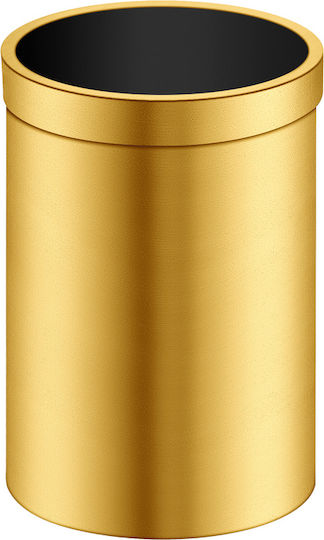 Sanco Metallic Bathroom Bin 12lt Brown
