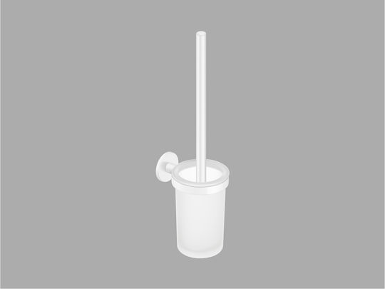 Sanco 91595-A75 Glass Bathroom Toilet Brush Brown