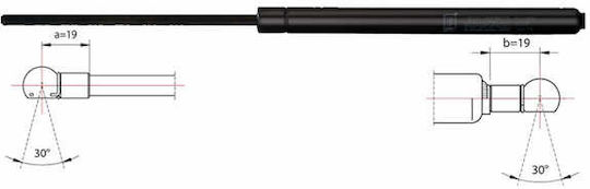 Metzger Trunk Shock Absorber 2110340