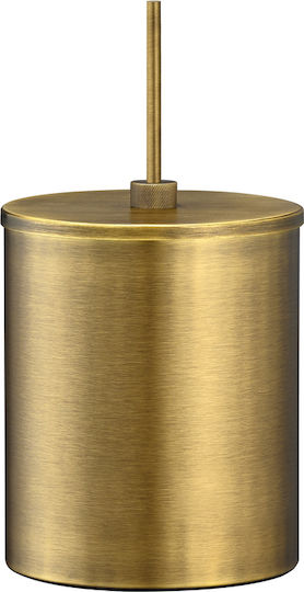 Sanco 190025-A75 Metallic Bathroom Bin 5lt Brown