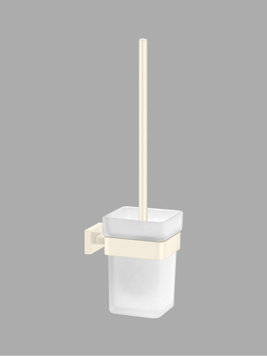 Sanco Glass Bathroom Toilet Brush Brown