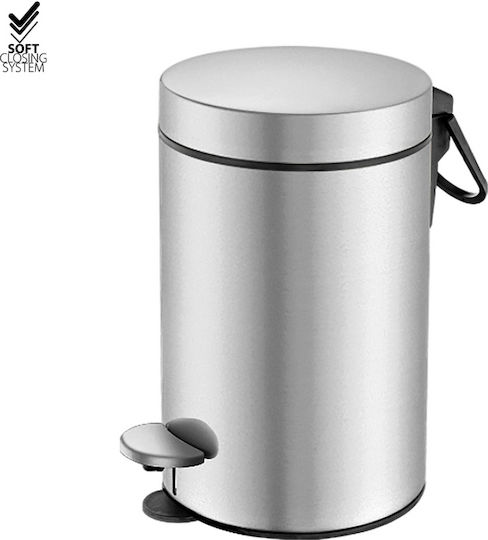 Sanco 90603-M26 Metallic Bathroom Bin Soft Close 3lt Copper