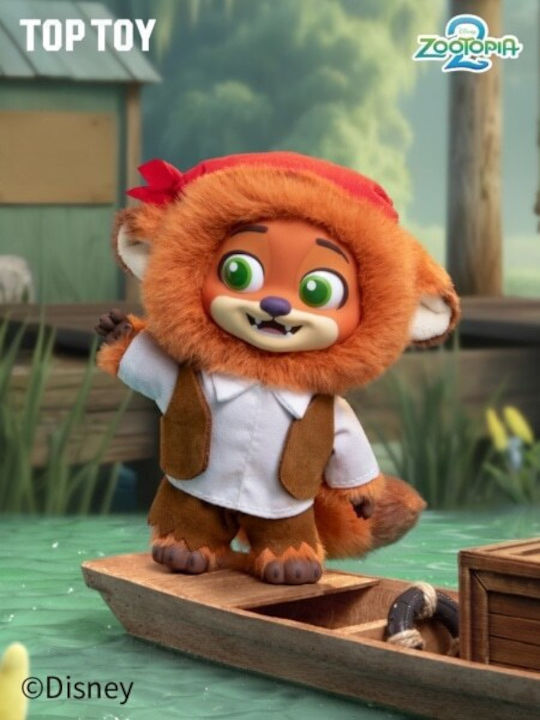 Plushy Keychain Disney Zootopia Nick & Judy Best Undercove Series Plush Keychain Blind Box 1pc 1pc Random Selection