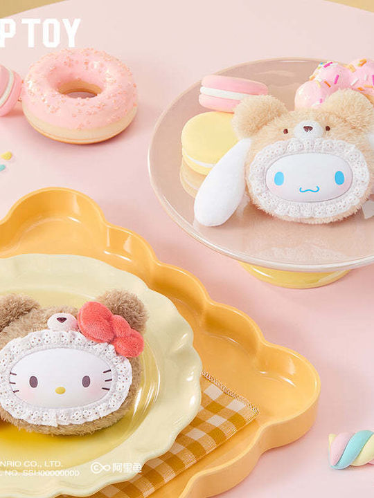 Sanrio Characters Fluffy Teddy Bear Series Plüschiger Schlüsselanhänger Blindbox 1 Stück Zufallsauswahl