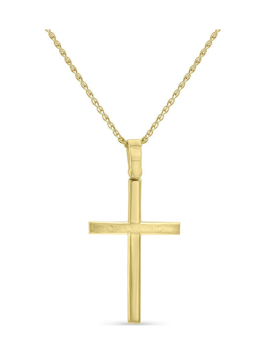Chrysolithos Gold Cross 14K
