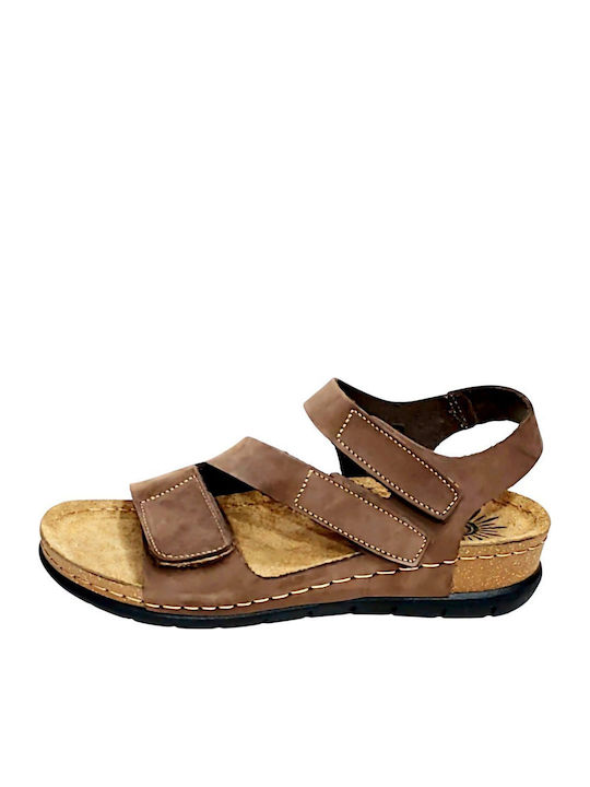 Women's Flat Sandals Brown ALTEA-60113-Brown