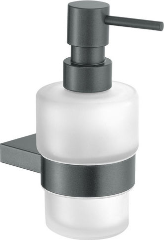 Sanco Academia Wandmontierter Spender Glas Grau