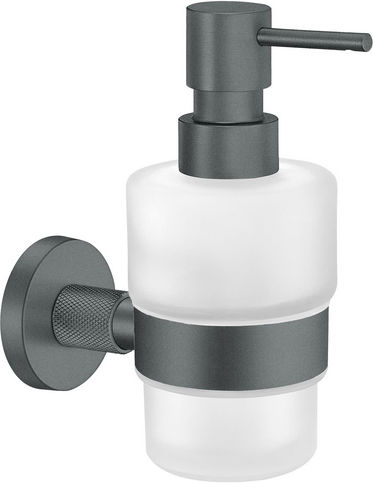 Sanco Dorian Επιτοίχιο Dispenser Γυάλινο Μαύρο