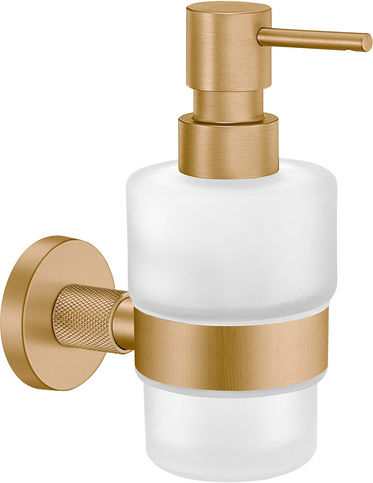 Sanco Dorian Επιτοίχιο Dispenser Γυάλινο Μαύρο