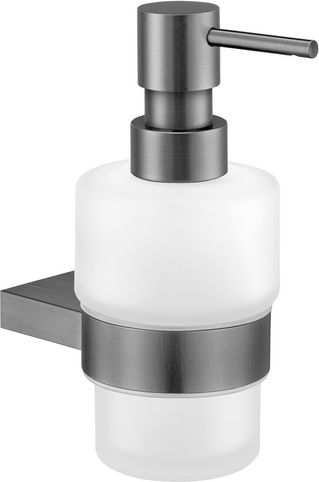 Sanco Academia Wandmontierter Spender Glas Grau