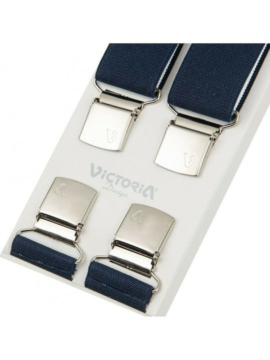 Victoria Suspenders Monochrome Navy Blue Victoria Suspenders Monochrome Navy Blue