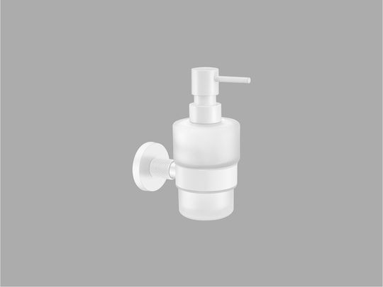 Sanco Dorian Wandmontierter Spender Glas Grau