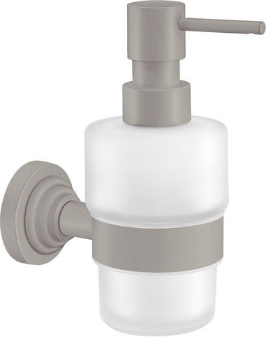 Sanco Vintage Wandmontierter Spender Glas Braun