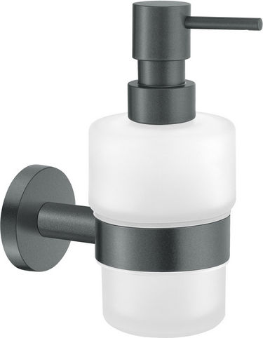 Sanco Eck Wandmontierter Spender Glas Braun