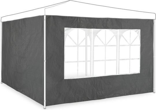 Relaxdays Странично За Киоск Сиво 2x3m