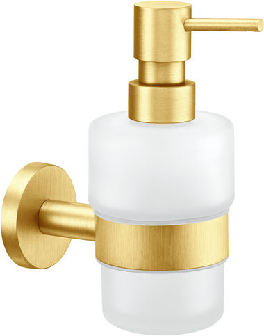 Sanco Ergon Wandmontierter Spender Glas Braun