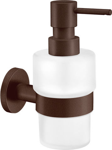 Sanco Gaea Επιτοίχιο Dispenser Γυάλινο Ασημί
