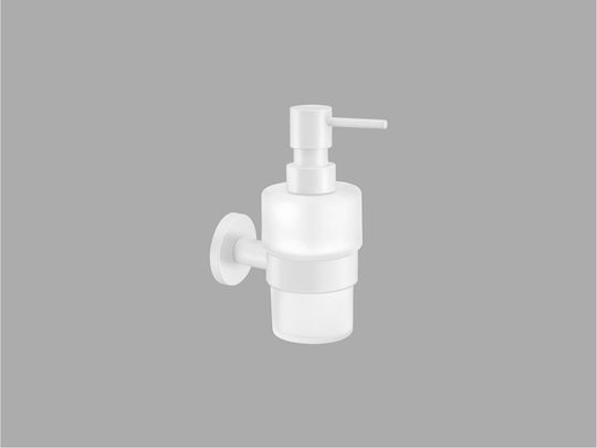 Sanco Gaea Επιτοίχιο Dispenser Γυάλινο Ασημί