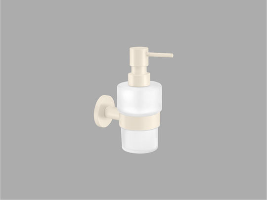 Sanco Gaea Επιτοίχιο Dispenser Γυάλινο Ασημί