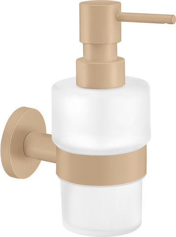 Sanco Gaea Επιτοίχιο Dispenser Γυάλινο Ασημί