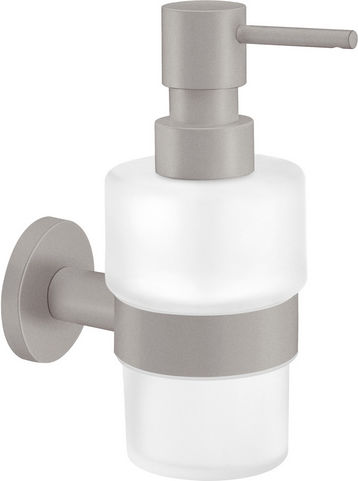 Sanco Gaea Επιτοίχιο Dispenser Γυάλινο Ασημί