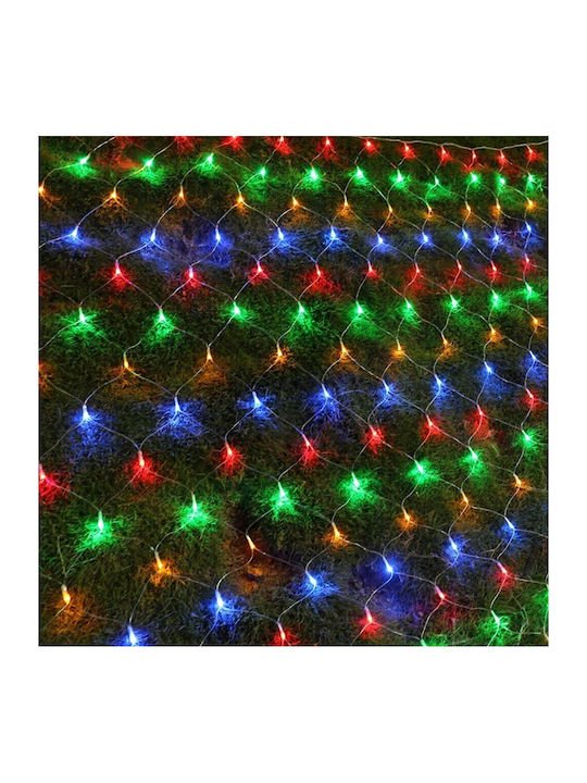 160 LED Weihnachtsbeleuchtung 2m x 200cm RGB Netz Typ