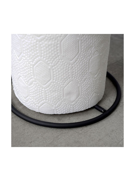 Vilde Wall Mounted Black Metallic Paper Holder 5904316457013