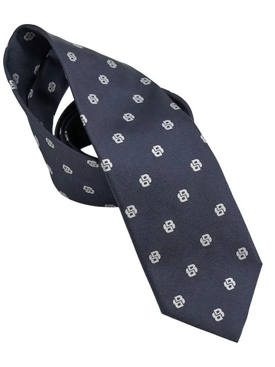 Boss Men's Tie Silk in Blue Color