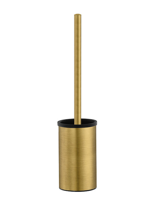 Sanco Metallic Gold Bathroom Toilet Brush