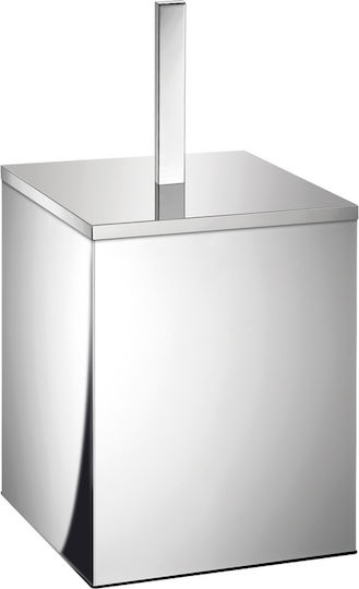Sanco Inox Badezimmer Mülleimer 5lt Silber