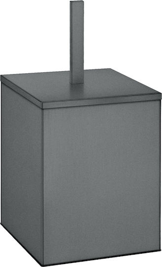 Sanco Inox Badezimmer Mülleimer 5lt Silber