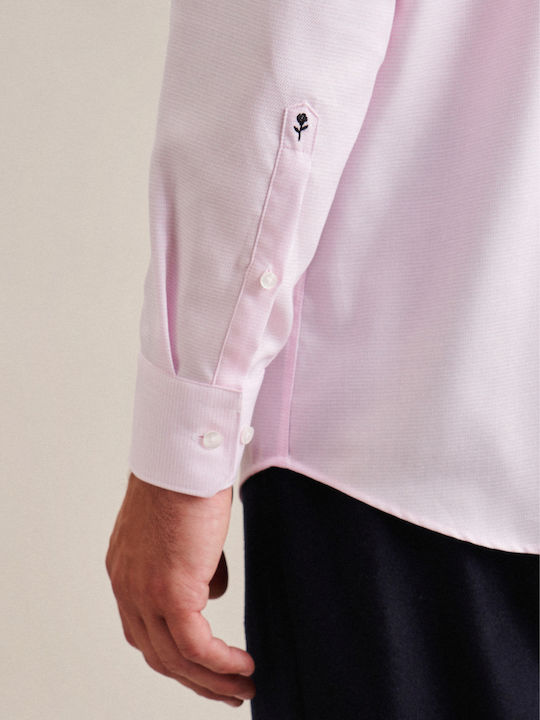 Long Sleeve Shirt in Regular Fit Pink
