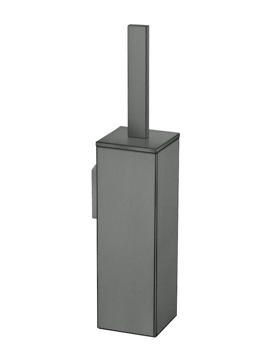 Sanco Perie De Toaletă Metalică De Baie Argintie